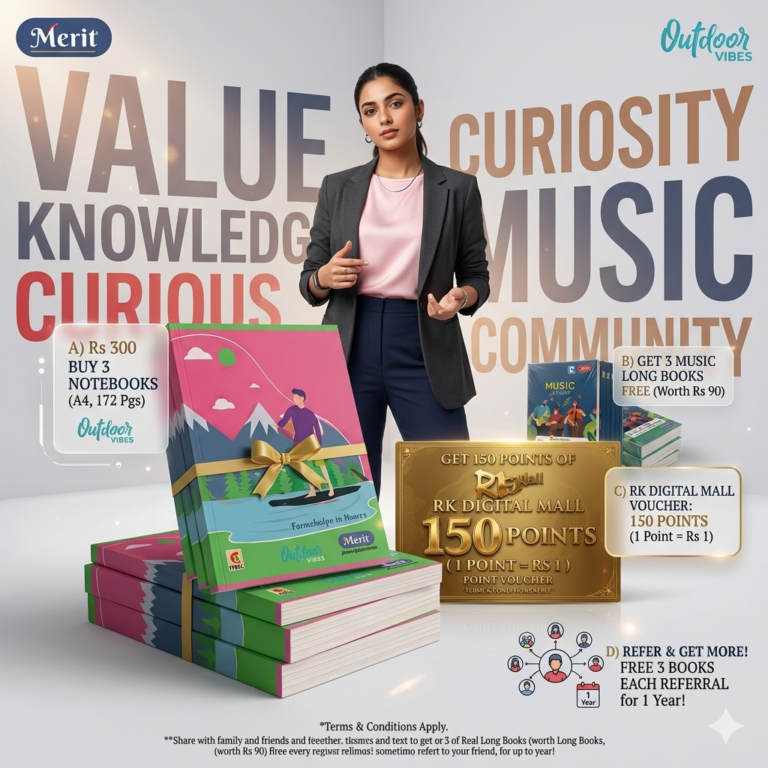 Buy 3 A4 Note Book @ Rs 300