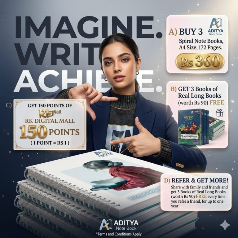 Aditya spiral A4 Note Book